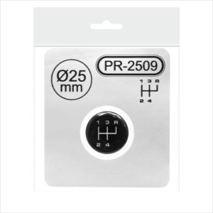 25mm Gear Knob 4 Speed manual Shift Pattern Lever Sticker 3D Domed emblem badge