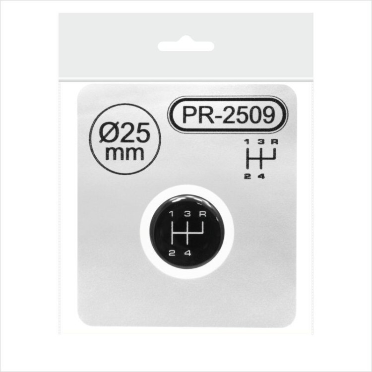 25mm Gear Knob 4 Speed manual Shift Pattern Lever Sticker 3D Domed emblem badge