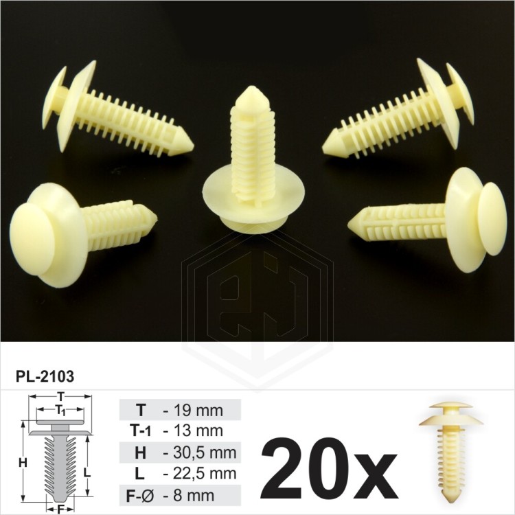 10 Interior Door Trim Plastic Panel Retainers Clips For Ford AMC Pontiac Jeep GM