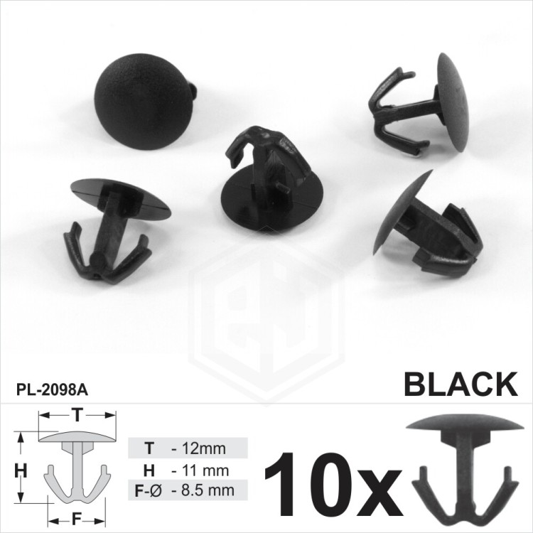 Weatherstrip Clips Vent Bonnet Rubber Trim Seal Edge Strip Fits Honda Civic