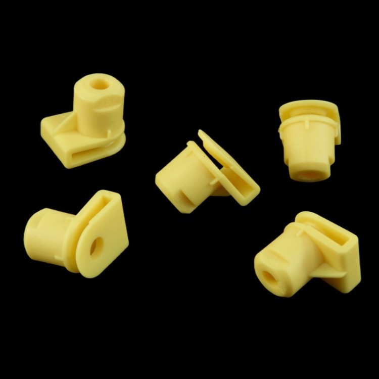 10x Yellow Bumper Cowl Screw Grommet Plastic Nuts 07147212877