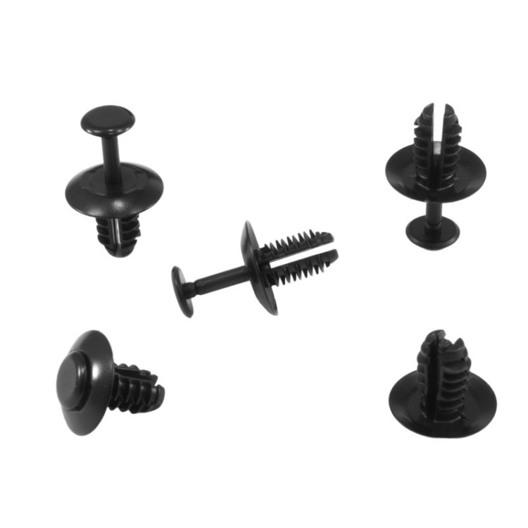 10x Black Interior Trim Air Duct Push Rivet Clips N91158501