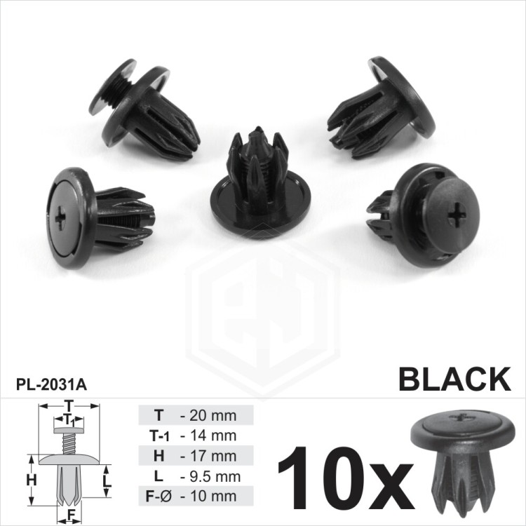 Clips For BMW Mini Plastic Wheel Arch Lining Bumper Splashguard Skirt Trim