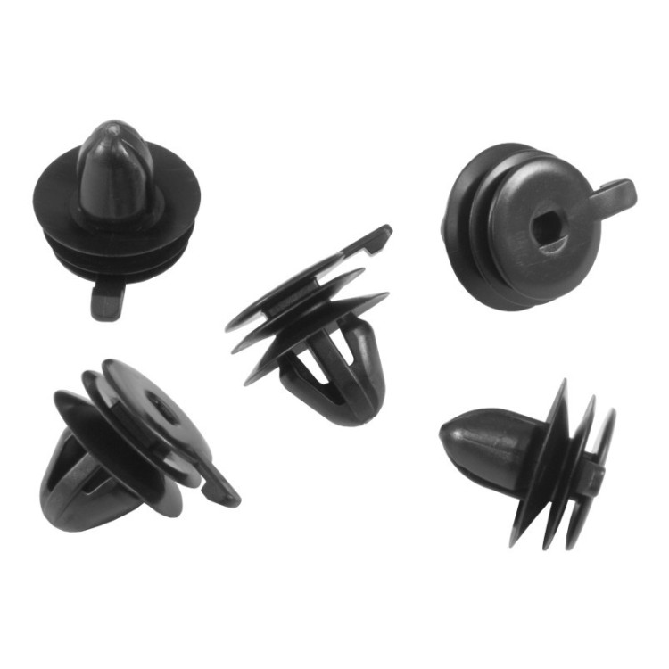 10x Black Rear Headliner Package Tray Trim Clips 858492E000