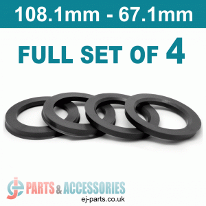 Spigot Rings / 108.1mm - 67.1mm FULL SET OF (4) FOUR RINGS