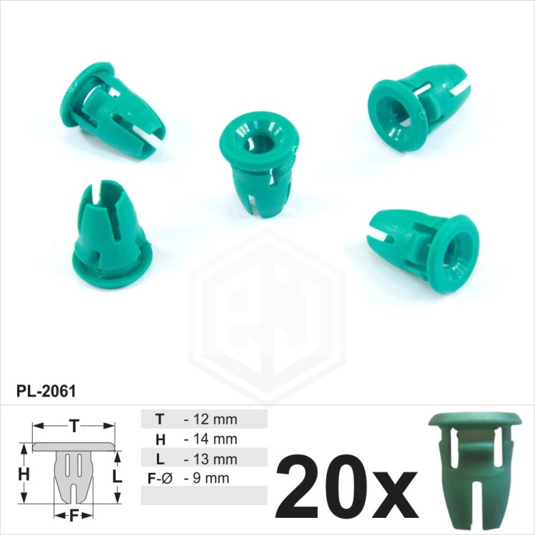 Grommet For Mercedes-Benz Lower Door Seal Weatherstrip Trim Clips Plastic
