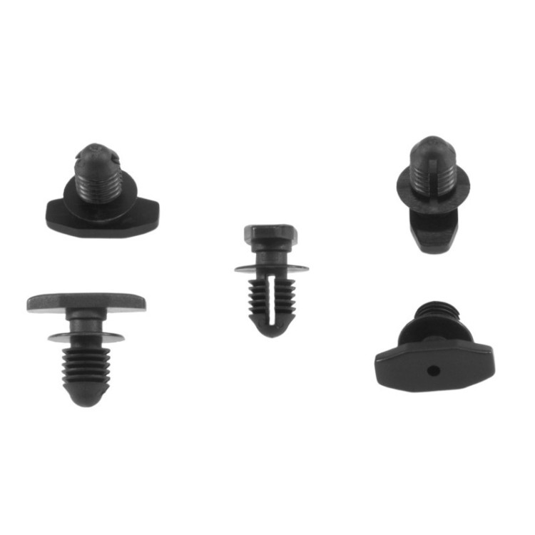 10x Black Bonnet Weatherstrip Seal Retainer Clips 3D0823717