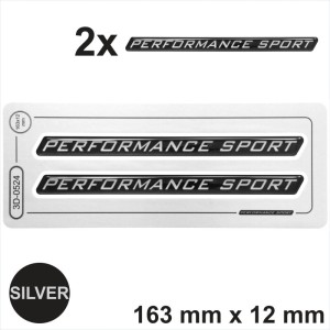 2x Performance Edition 3D Domed Stickers Gel Decal Gloss Badge Emblem Car Moto