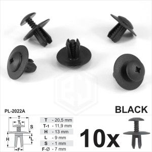 Fits BMW Bonnet Bumper Lining Hood Sound Insulation Screw Trim Clips Rivet
