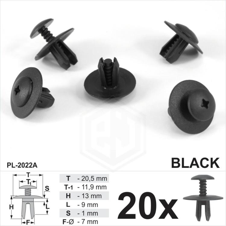 Fits BMW Bonnet Bumper Lining Hood Sound Insulation Screw Trim Clips Rivet