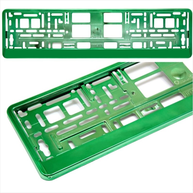 M-66 Number Plate Holders for Standard 520 x 110 mm UK/EU Plates (Pair)