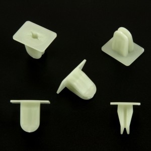 10x Cream Sill Trim Fender Liner Plug-In Nuts 51718242741