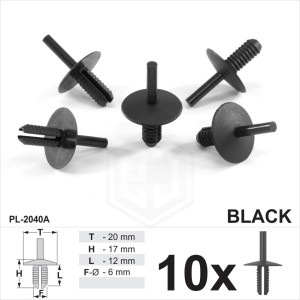 for BMW Bumper Black Plastic Trim Clips Rivets Shields Covers Trims Linings