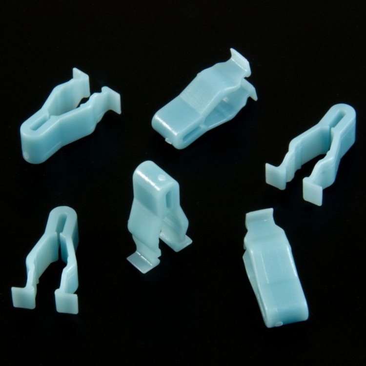 10x Blue Dashboard Console Trim Snap Fitting Clips 90666TDK003