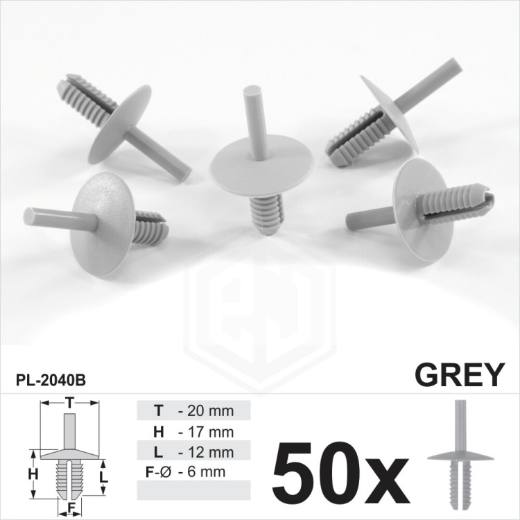 for BMW Bumper Grey Plastic Trim Clips Rivets Shields Covers Trims Linings