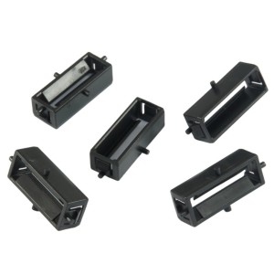10x Black Fender Wheel Arch Moulding Retainer Clips 735422802D