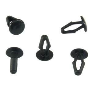 10x Black Front Bonnet Hood Seal Weatherstrip Clips 9046704032