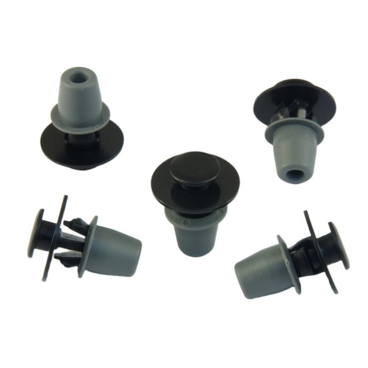 10x Black Grey Wheel Arch Lower Moulding Retainer Clips 5J0853573