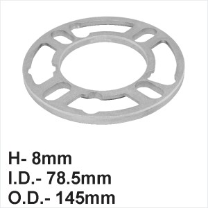 Universal Aluminium Wheel Spacers Shims 8mm 4 Or 5 Stud Pattern Adaptor