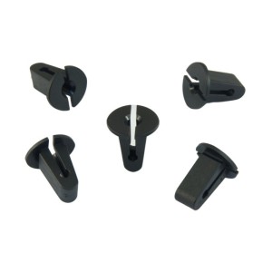 10x Black 5mm Interior Trim Expanding Screw Grommet Nuts 4A0857610
