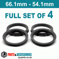 Spigot Rings / 66.1mm - 54.1mm FULL SET OF (4) FOUR RINGS