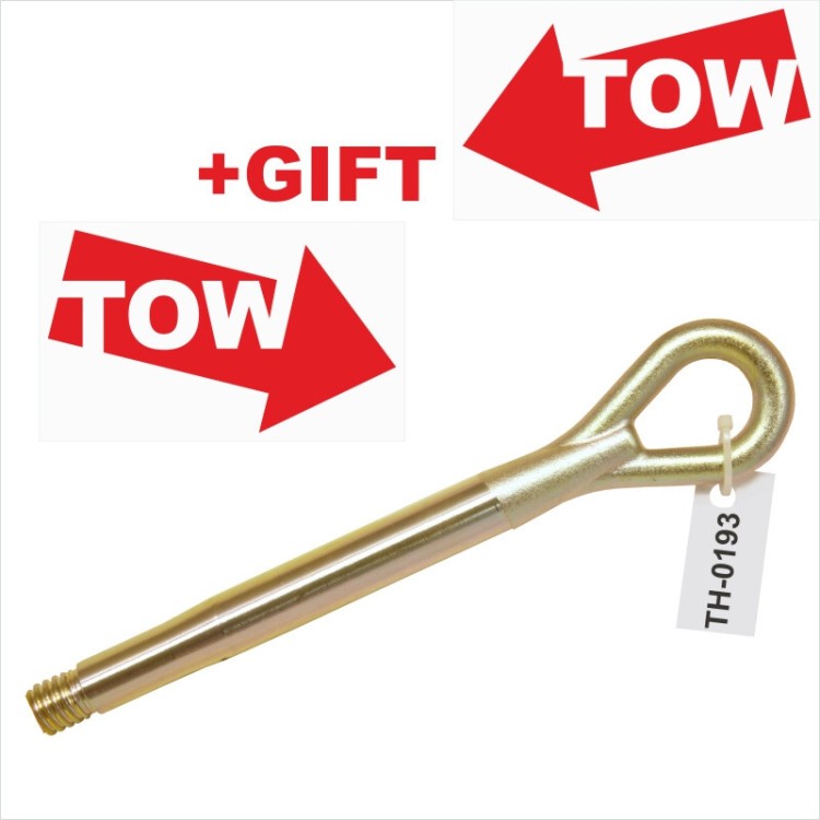 Tow hook ring lug towing eye towhook loop Fits Lexus RX IV, Toyota Highlander
