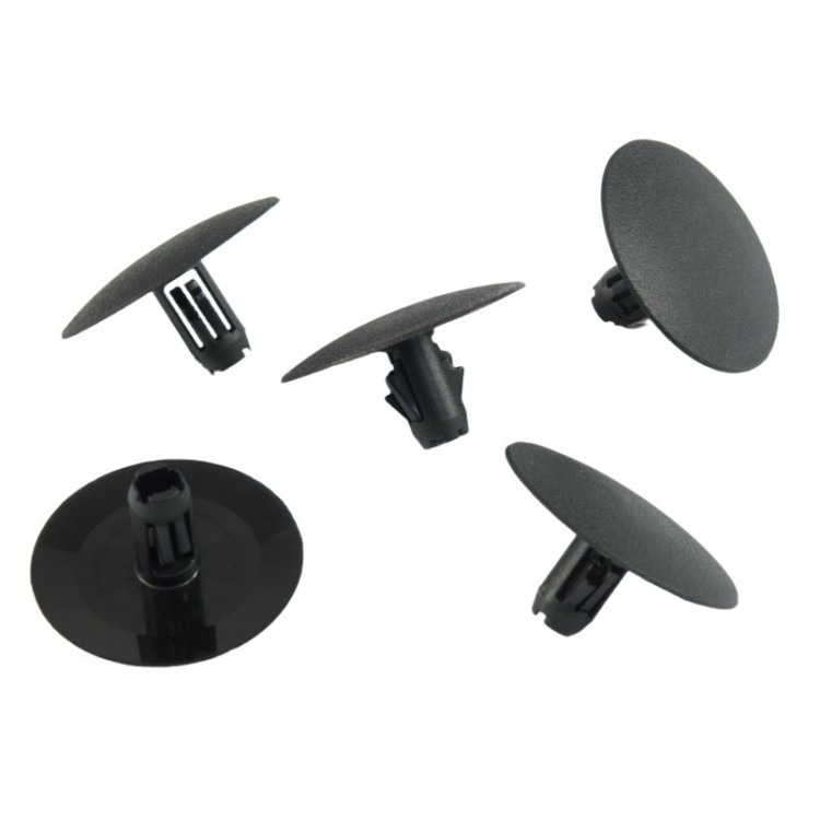 10x Black Bonnet Insulation Liner Push Clips 90814FC001