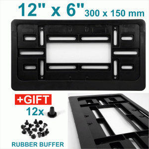 Universal 12x6 American Number Plate Holder Surround frame CAR Truck 4x4 caravan