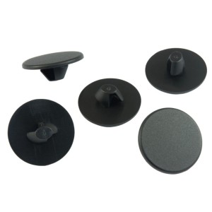 10x Black Bonnet Insulation Plug-In Fasteners A0009917695