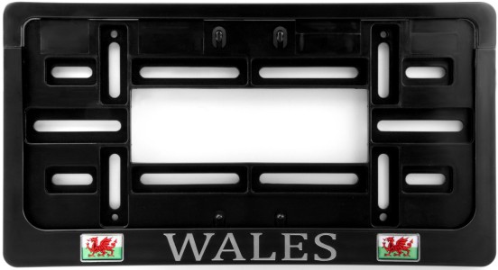 WALES 12x6 American import Number Plate Holder Surround CAR Truck 4x4 trailer