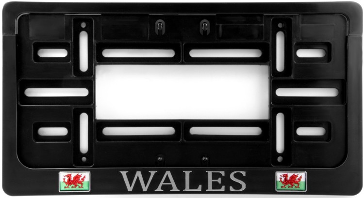 WALES 12x6 American import Number Plate Holder Surround CAR Truck 4x4 trailer
