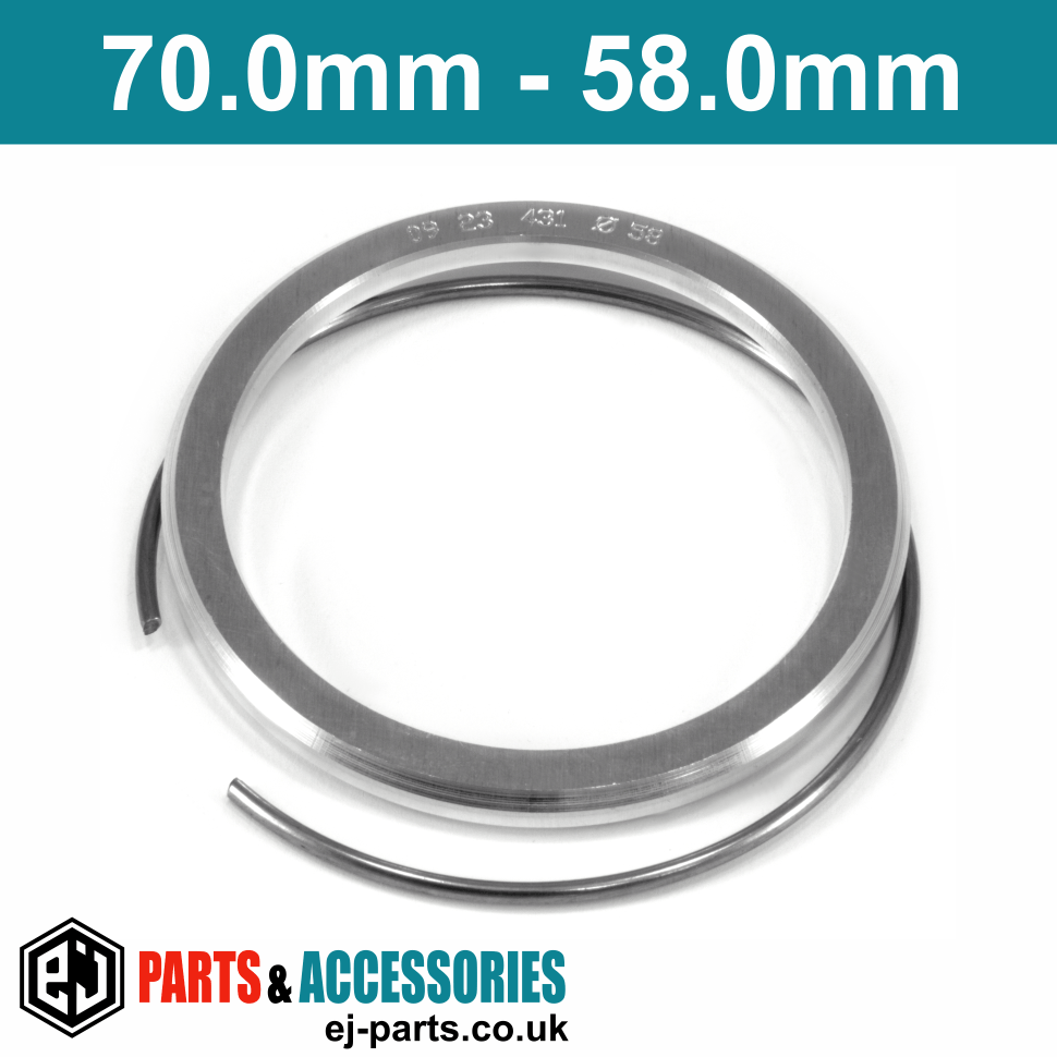 BBS aluminium centring ring 70.0 mm 58.0 mm/0923431 for alloy rims 