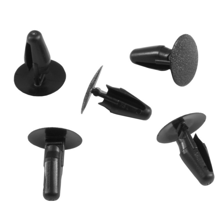 10x Black Bumper Fascia Trim Push Retainer Clips 0155300545