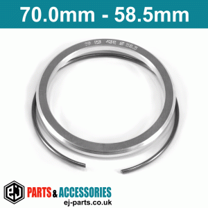 BBS Spigot Ring / 70.0mm - 58.5mm / Spring Retaining Ring BBS Spigot Ring 70.0 mm to 58.5 mm 09.23.432 / Spring Retaining Ring 09.23.409