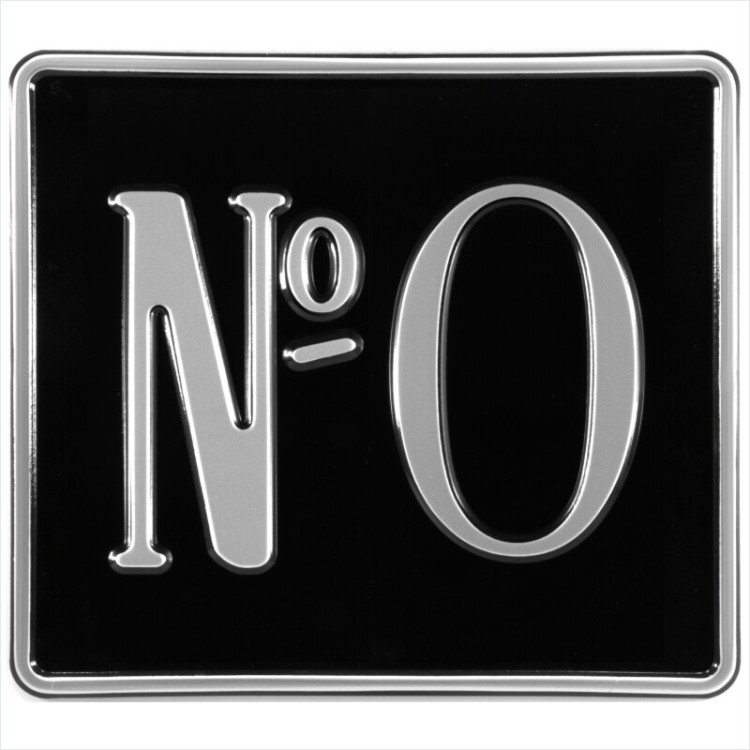 8x7 Black & Silver Pressed Metal Doors Garages House & Gate Numbers Plates 01-99