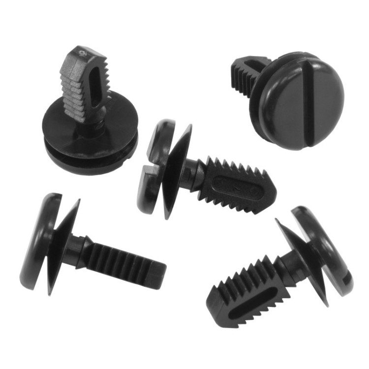 10x Black Trunk Sill Trim Push Button Expanding Rivets 51471945266