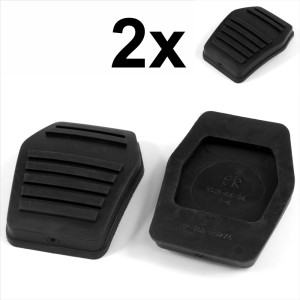 2x Brake Rubber Clutch Pedal Cover Pad Fits Ford TRANSIT Focus Mondeo MK1 MK2