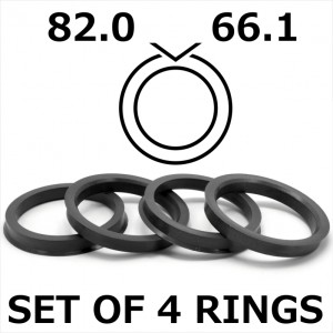Spigot Rings / 82.0mm - 66.1mm FULL SET OF (4) FOUR RINGS