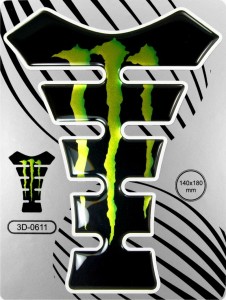 Fuel Petrol Tank Pad Protector Sticker Motorcycle Motorbike Decal Scratch Domed