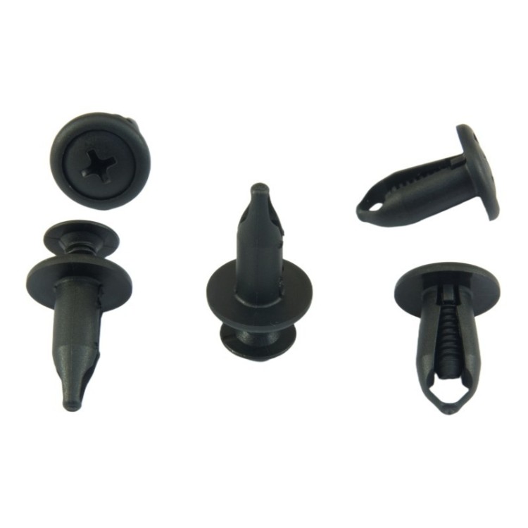 10x Black Cowl Vent Panel Push Rivet Clips W703243S300