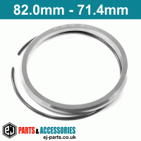 BBS Spigot Ring / 82.0mm - 71.4mm / Spring Retaining Ring