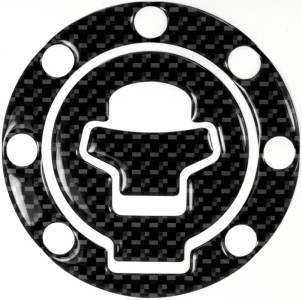 Fuel Tank Cap Decal Pad Sticker Protector Scratch Domed 3D Motorcycle Motorbike