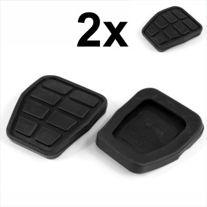 Black Rubber Anti-Slip Clutch Brake Pedal Pad cap Fits VW Golf Audi 321721173