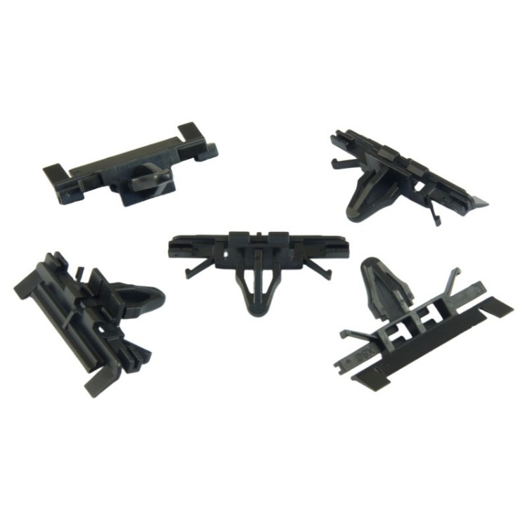 10x Black Windscreen Side Moulding Retainer Clips 31304111