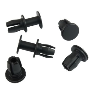 10x Black Engine Splash Shield Expanding Rivet Clips 8K0863788