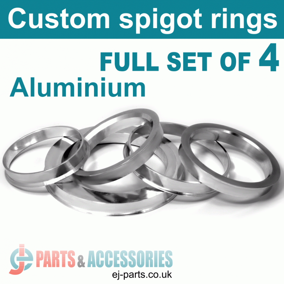 greitapigu.lt 4x Spigot Rings 82.0-72.6 mm Conversion spigot rings for alloy wheels 