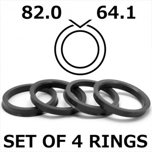 Spigot Rings / 82.0mm - 64.1mm FULL SET OF (4) FOUR RINGS