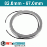 BBS Spigot Ring / 82.0mm - 67.0mm / Spring Retaining Ring - BBS Spigot Ring / 82.0mm - 67.0mm / Spring Retaining Ring