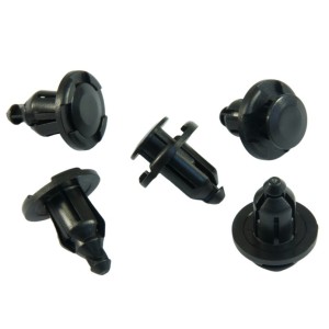 10x Black Front Bumper Fender Push Pin Clips 909130059