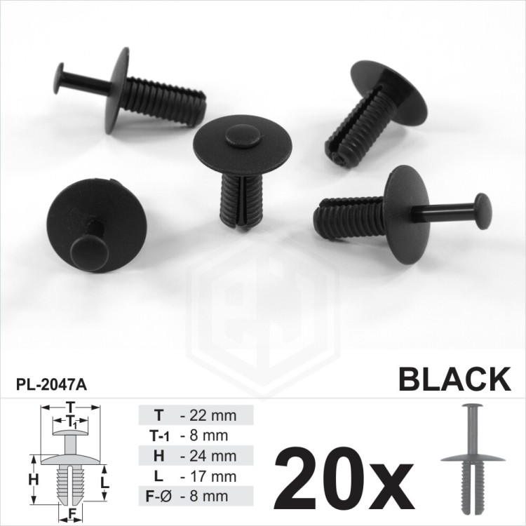 High Quality Plastic Bumper Trim Clips Rivets Wheel Arch Lining for Mercedes
